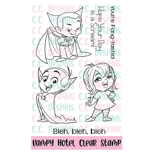 *NEW Vampy Hotel Stamp Set
